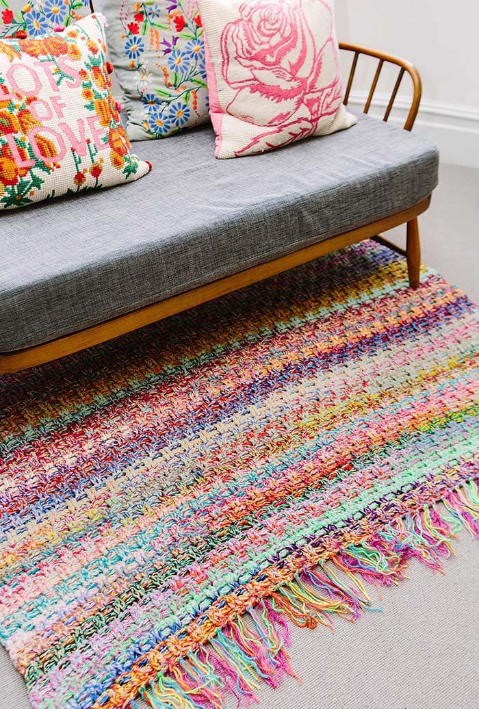 Tapetes de crochê: O charme que nunca sai de moda